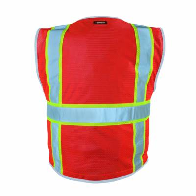 CLASS 2 HEAVY DUTY VEST Fluorescent Red #2